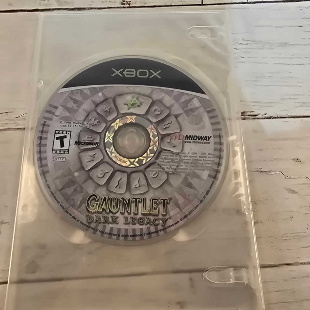 Gauntlet Dark Legacy Microsoft Xbox Original Game Disc Only Midway RPG Retro
